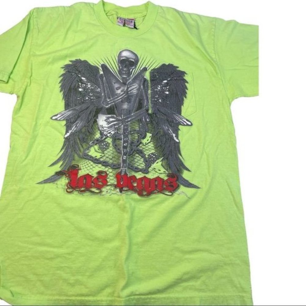 Bayside T Shirt Green Mens Metal Size Large